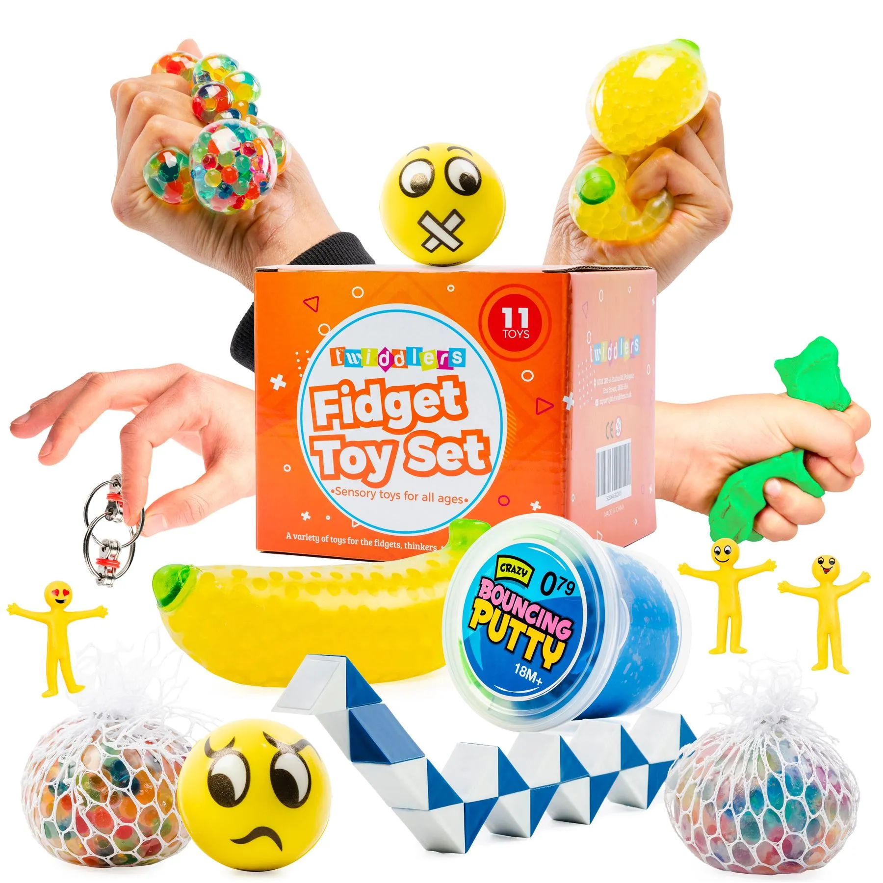 11 Assorted Fidget Toys