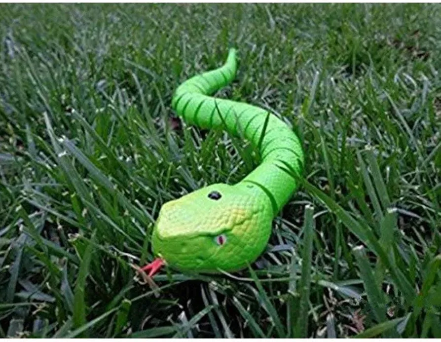 16 Inch Rechargeable RC Snake Toy Realistic Remote Control With Egg Shape Infrared Controller Terrifying Toys