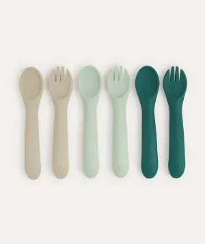 6 Pack Spoons & Forks - Eden Mix