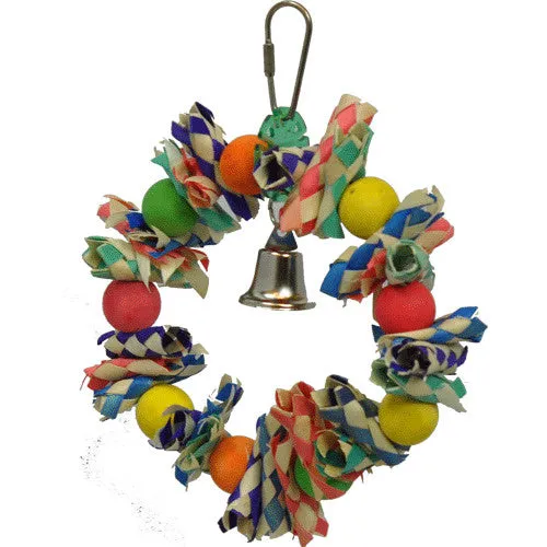 A & E Happy Beaks Fiesta Wreath Small Bird Cage Accessory