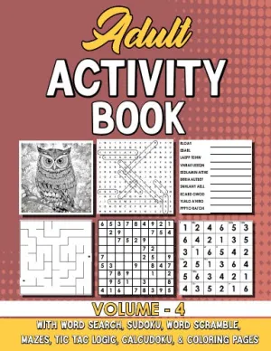 Adult Activity Book Volume - 4