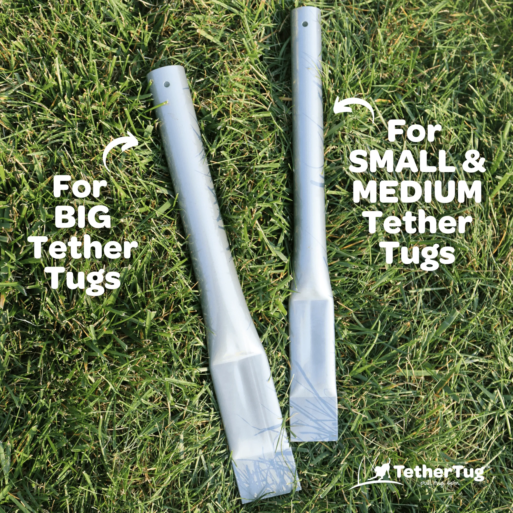 BIG Outdoor Tether Tug Kit for Dogs 70 lbs or More