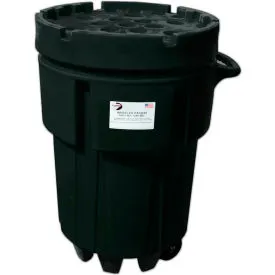 Black Diamond 95-Gal Wheeled Poly-Spillpack, Universal, Black