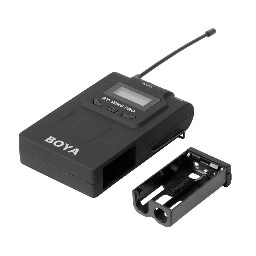 Boya BY-WM8 Pro-K2 UHF Wireless Dual Channel Lapel Microphone System