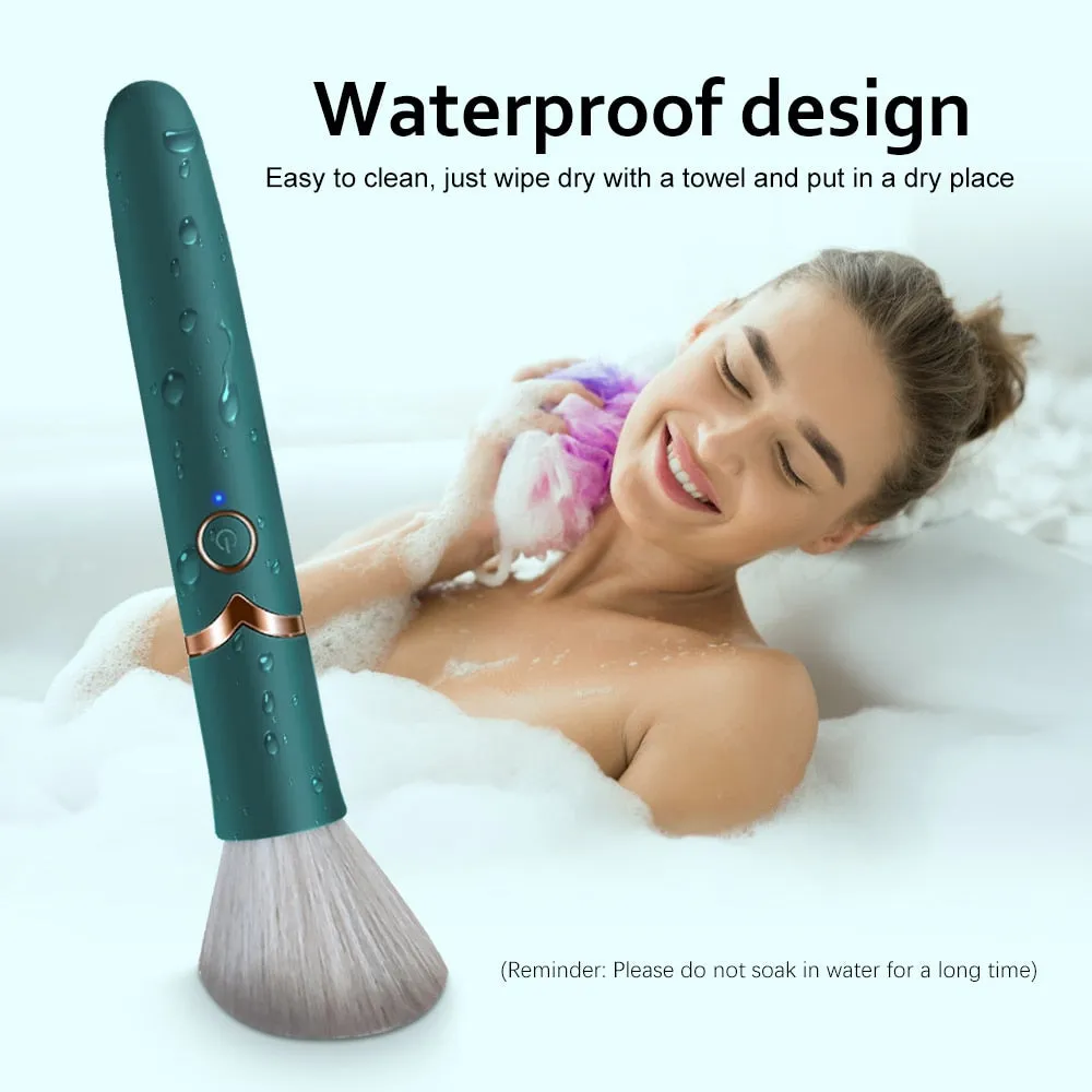 Brush Vibrator Make Up Brush Magic Wand Dildo Vibrator Sex Toys for Women