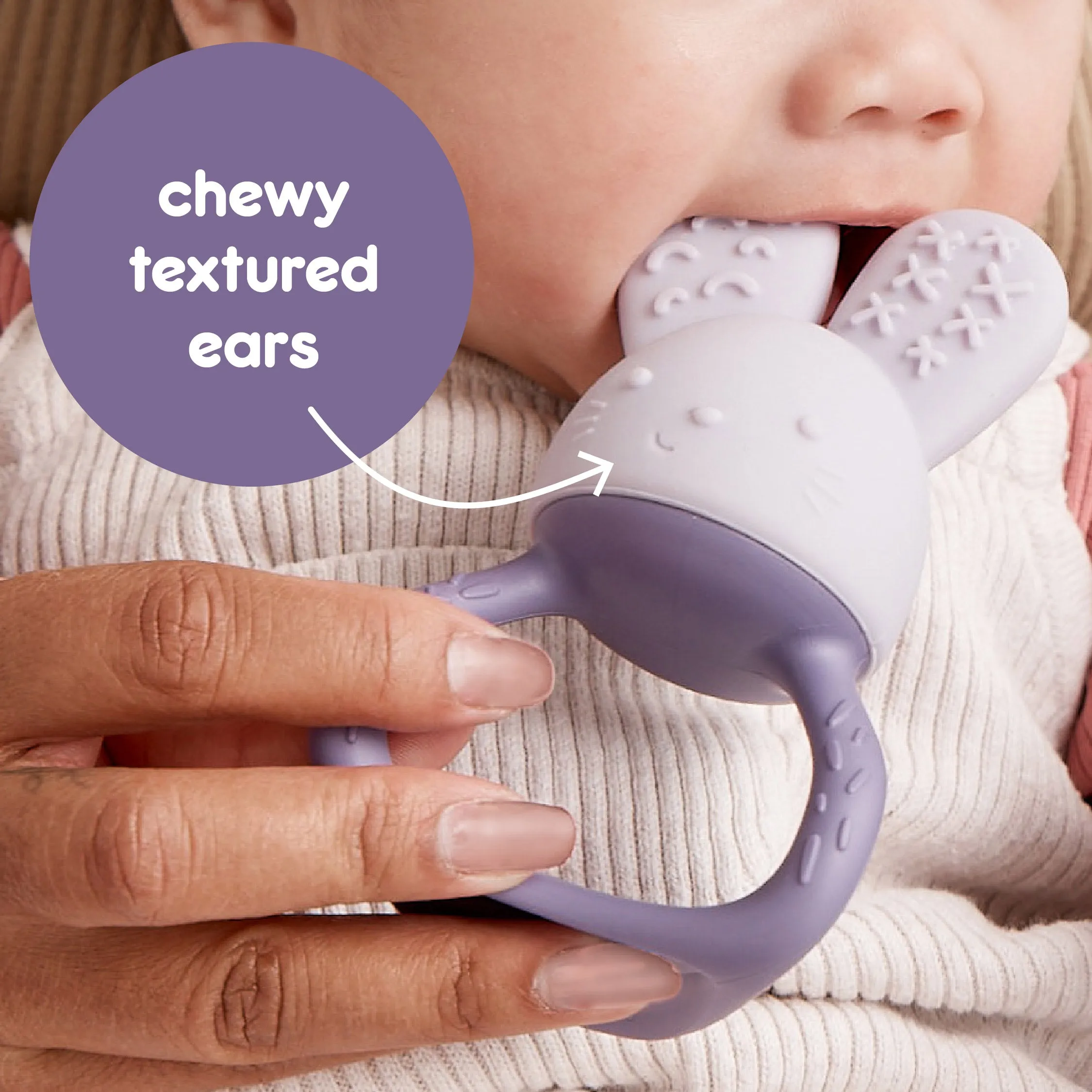 Chill   Fill Teether - Peony