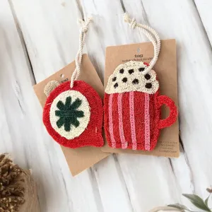 Christmas Holiday Loofah Scrubber