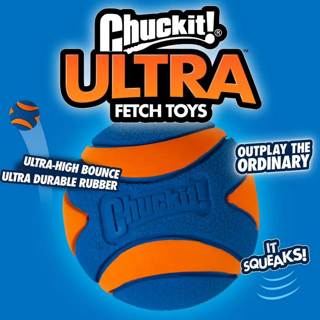 Chuckit! Ultra Squeaker Ball Toy For Dogs, Large