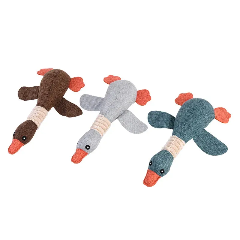 Dog Toys for Aggressive Chewers | Indestructible Squeaky Geese for Large, Medium, and Small Dogs | Durable Toys Accessories for Large Breeds