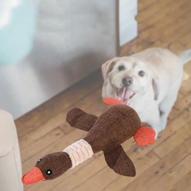 Dog Toys for Aggressive Chewers | Indestructible Squeaky Geese for Large, Medium, and Small Dogs | Durable Toys Accessories for Large Breeds