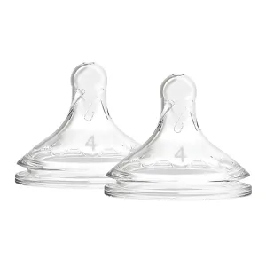 Dr. Brown's Options  2-Pack Wide Neck Nipples - Level 4 (9 Months )