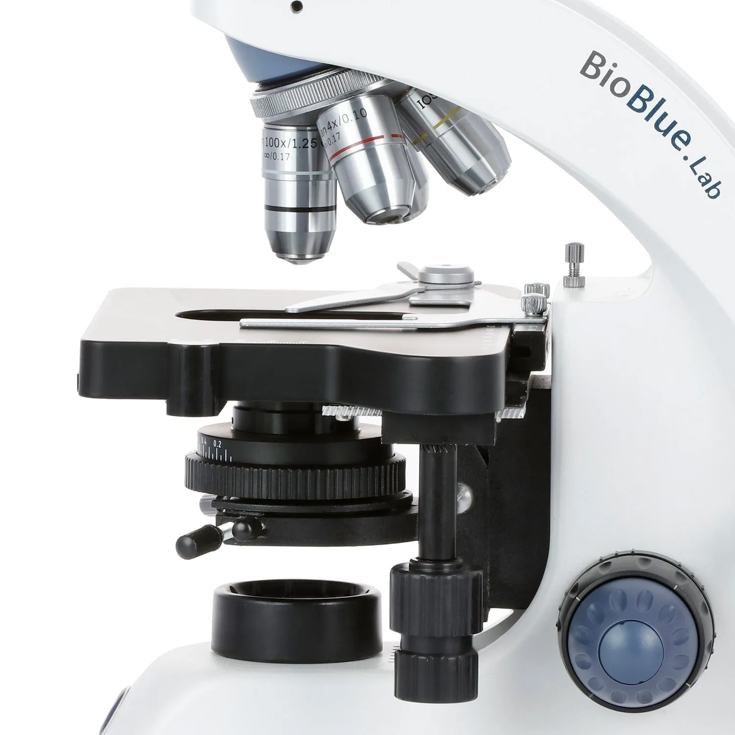 Euromex BioBlue Lab Tinocular Compound Microscope 40X-1000X Magnification with Plan IOS Objectives