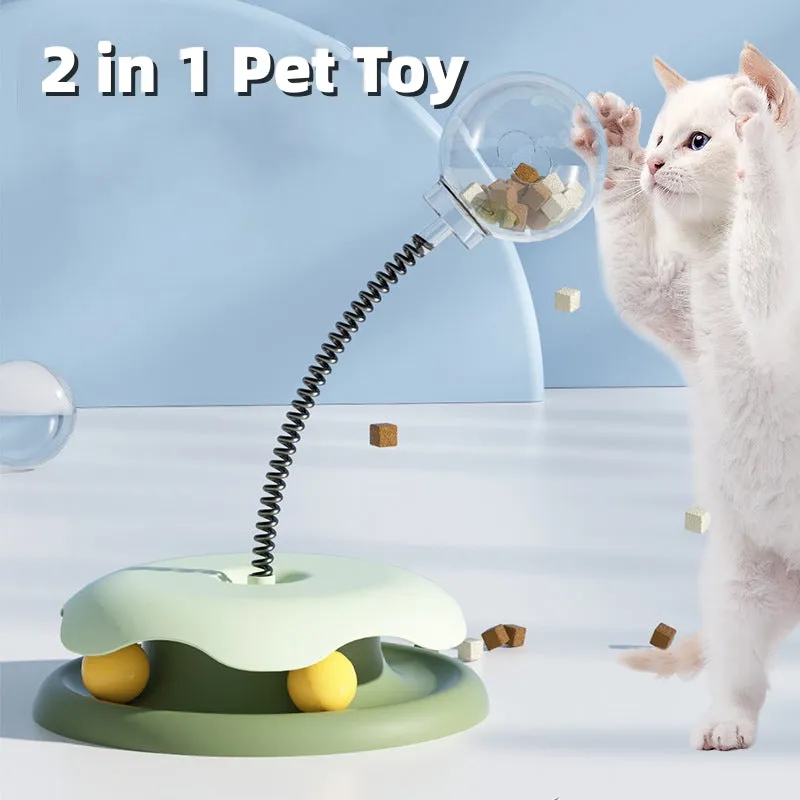 Feline Frenzy Interactive Treat Dispenser Ball