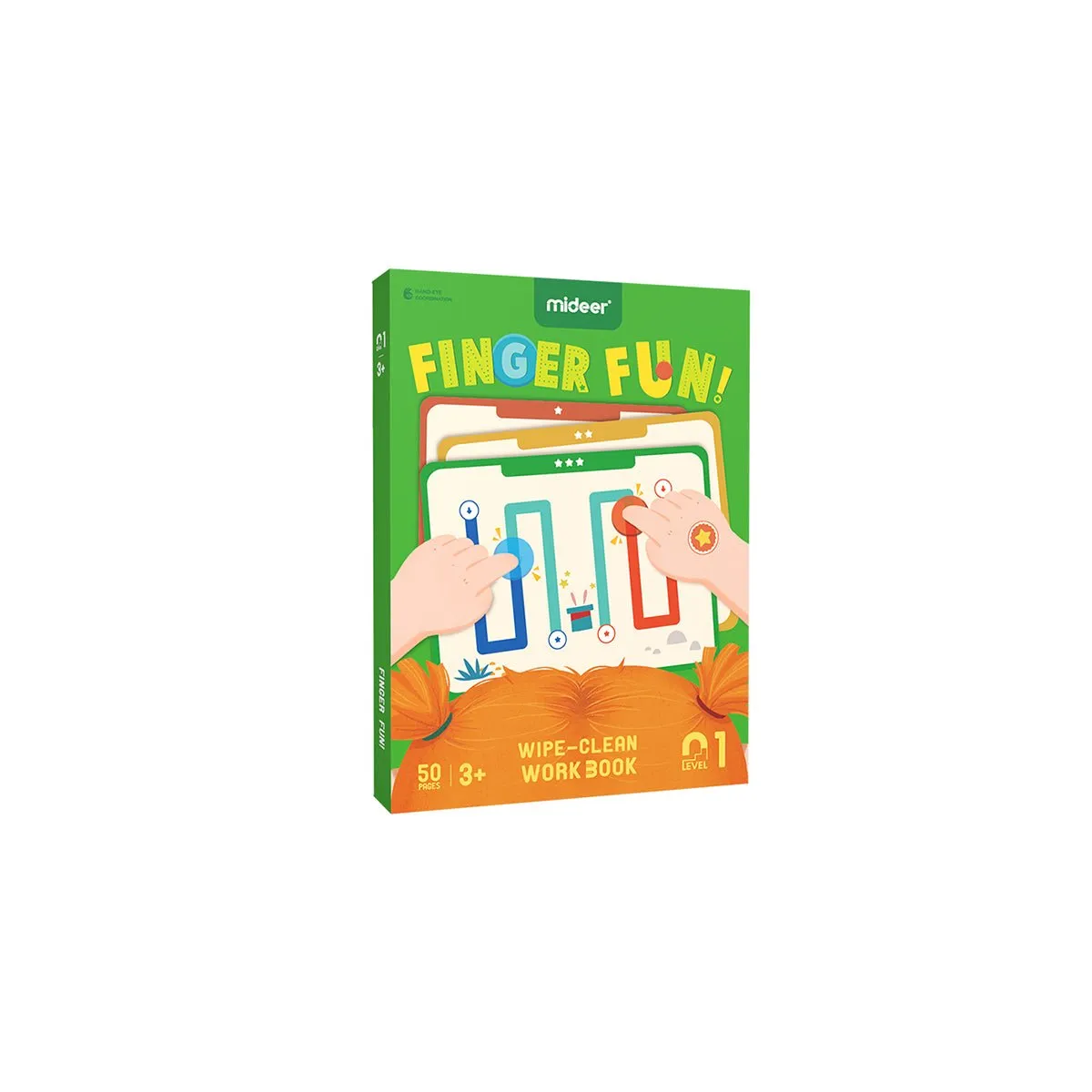 Finger Fun Wipe-clean Work Book