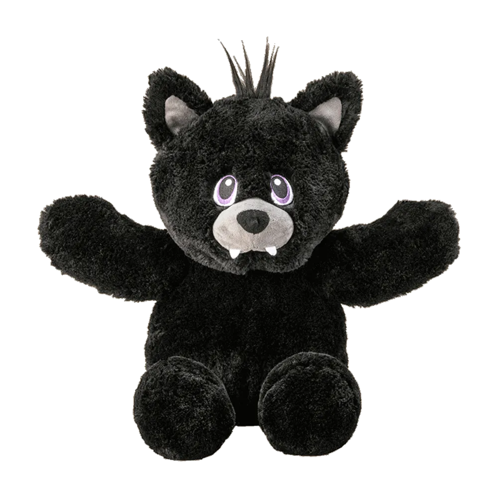 Flipemz Black Bear to Vampire Plush Toy