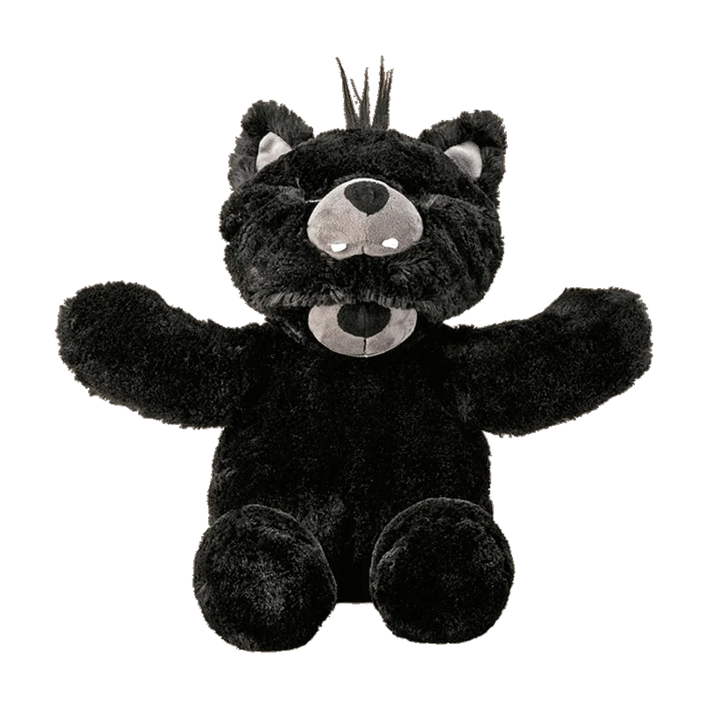 Flipemz Black Bear to Vampire Plush Toy