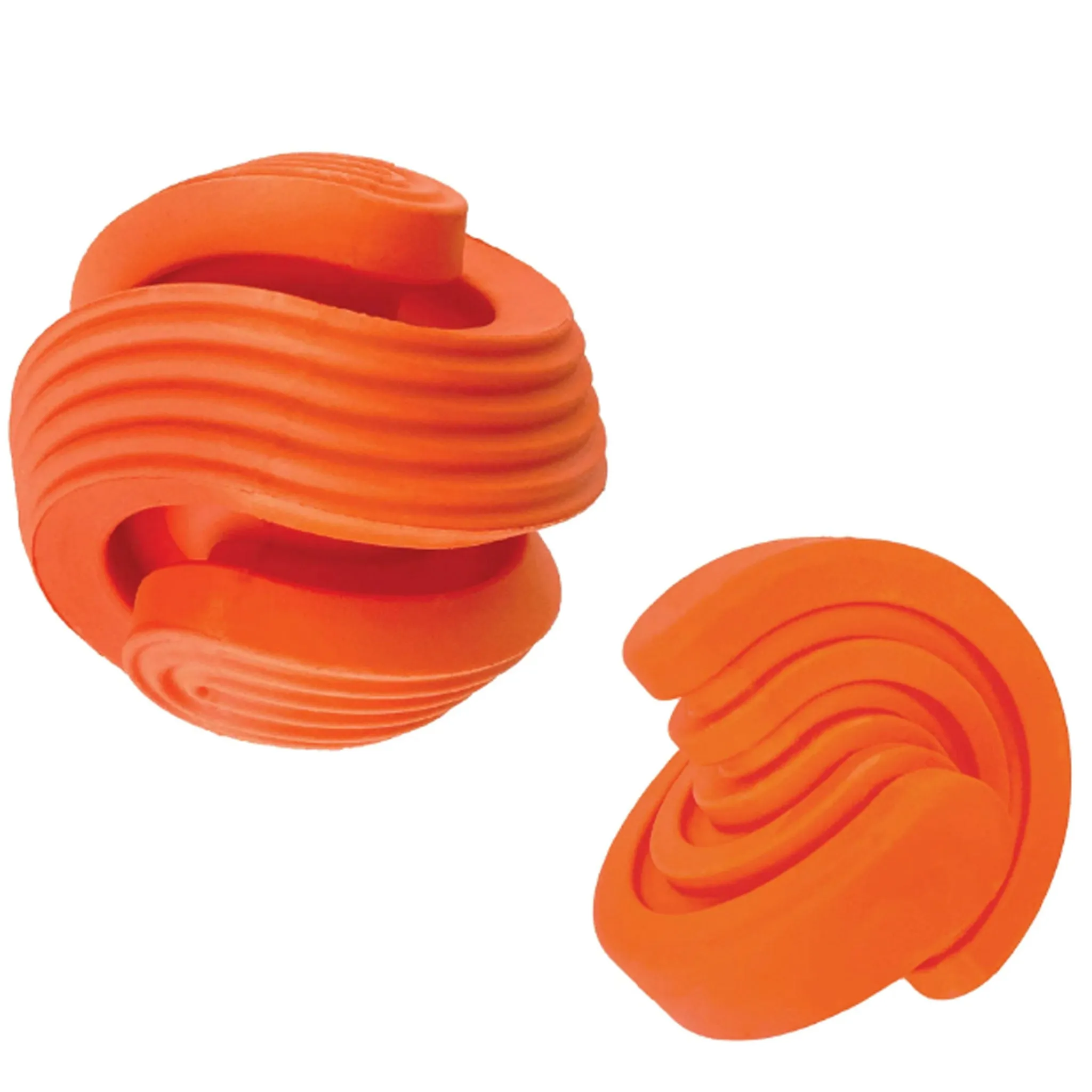 FouFou Dog Tuff-X Bouncer Dog Toy - Orange