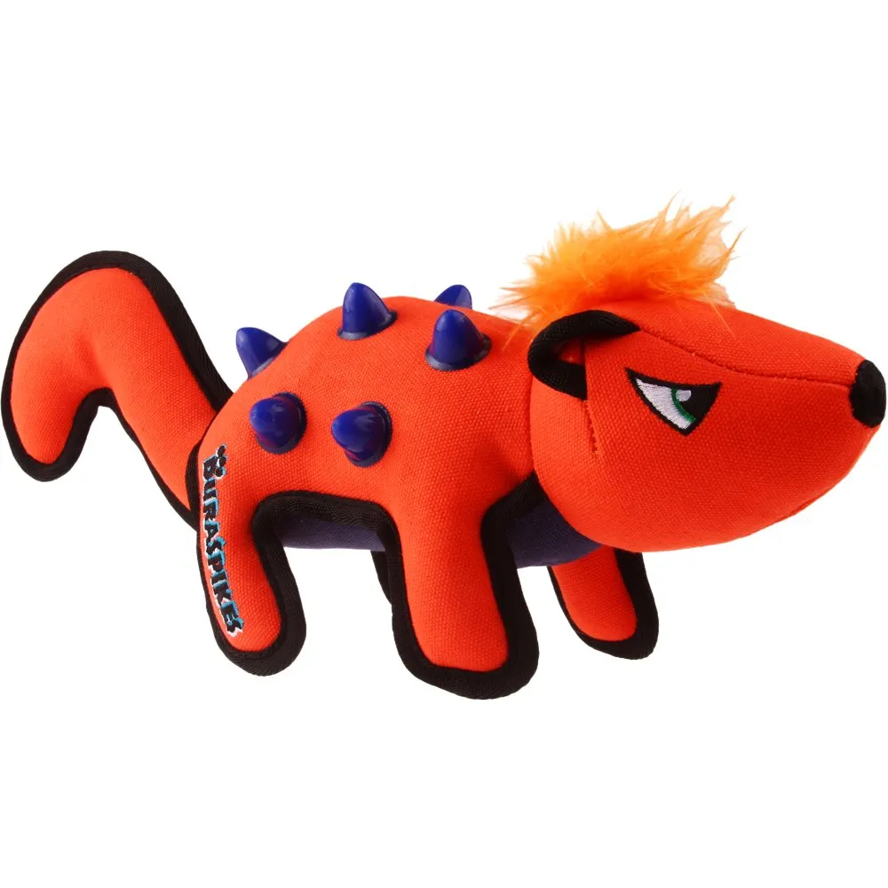 GiGwi Duraspikes Extra Durable Plush Dog Toy (Orange Coon)