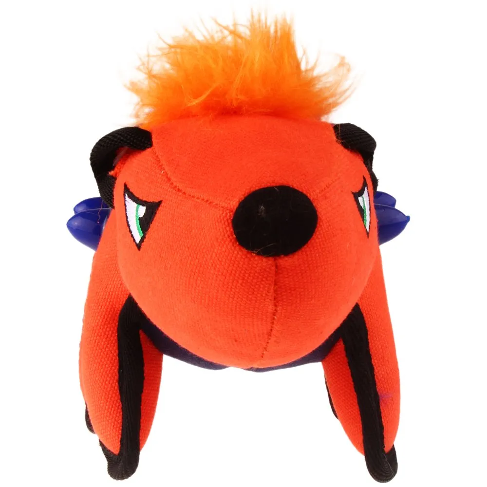 GiGwi Duraspikes Extra Durable Plush Dog Toy (Orange Coon)