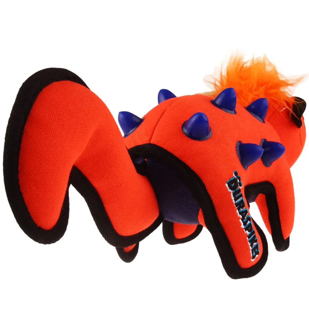 GiGwi Duraspikes Extra Durable Plush Dog Toy (Orange Coon)