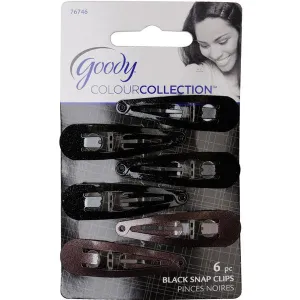 GOODY - Colour Collection Contour Clips Black - 6 Count