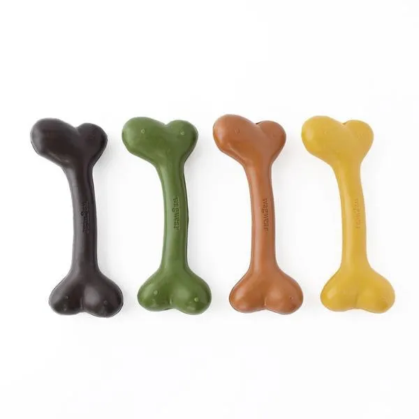 Gum Rubber - Dog Bone - Durable Chew Bone - Dog Toy