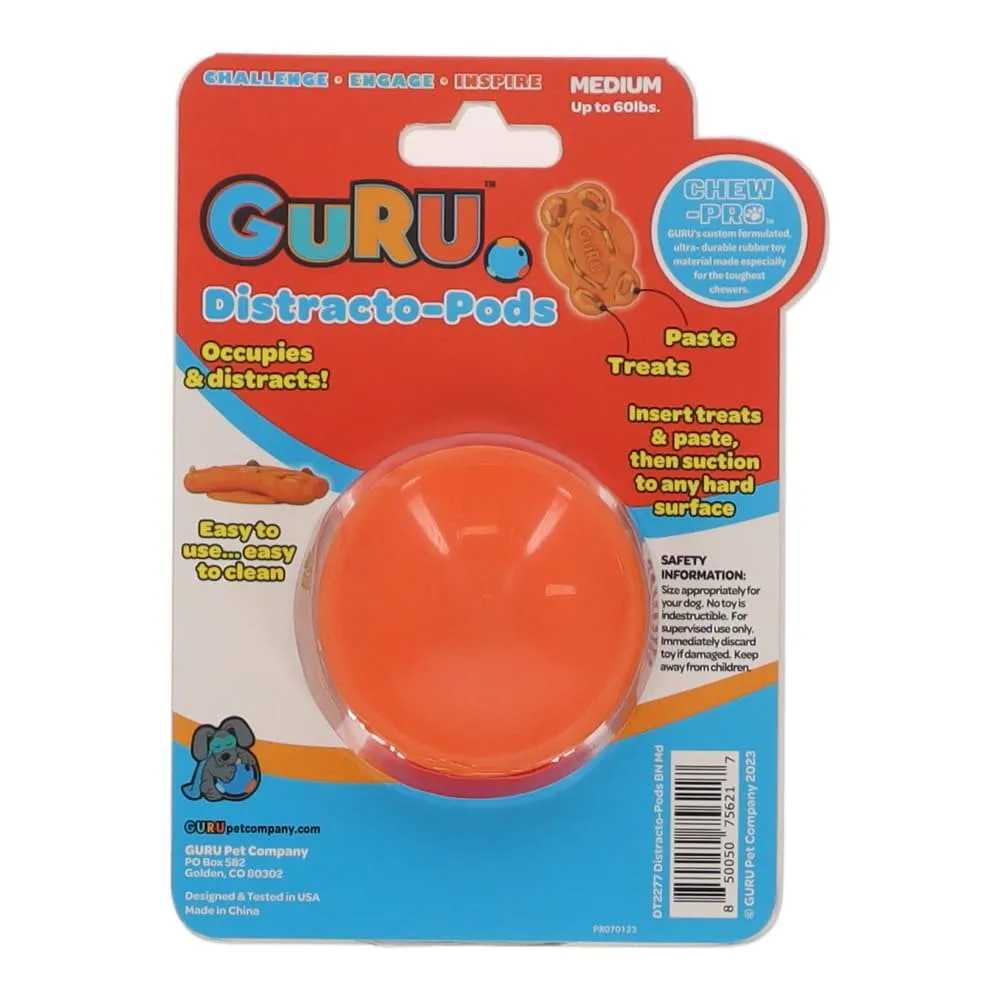 GURU Distracto Pod Bone Dog Enrichment Toy Medium^^^