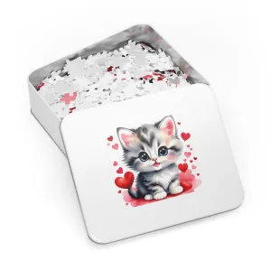 Jigsaw Puzzle, Cat, Personalised/Non-Personalised (30, 110, 252, 500,1000-Piece)