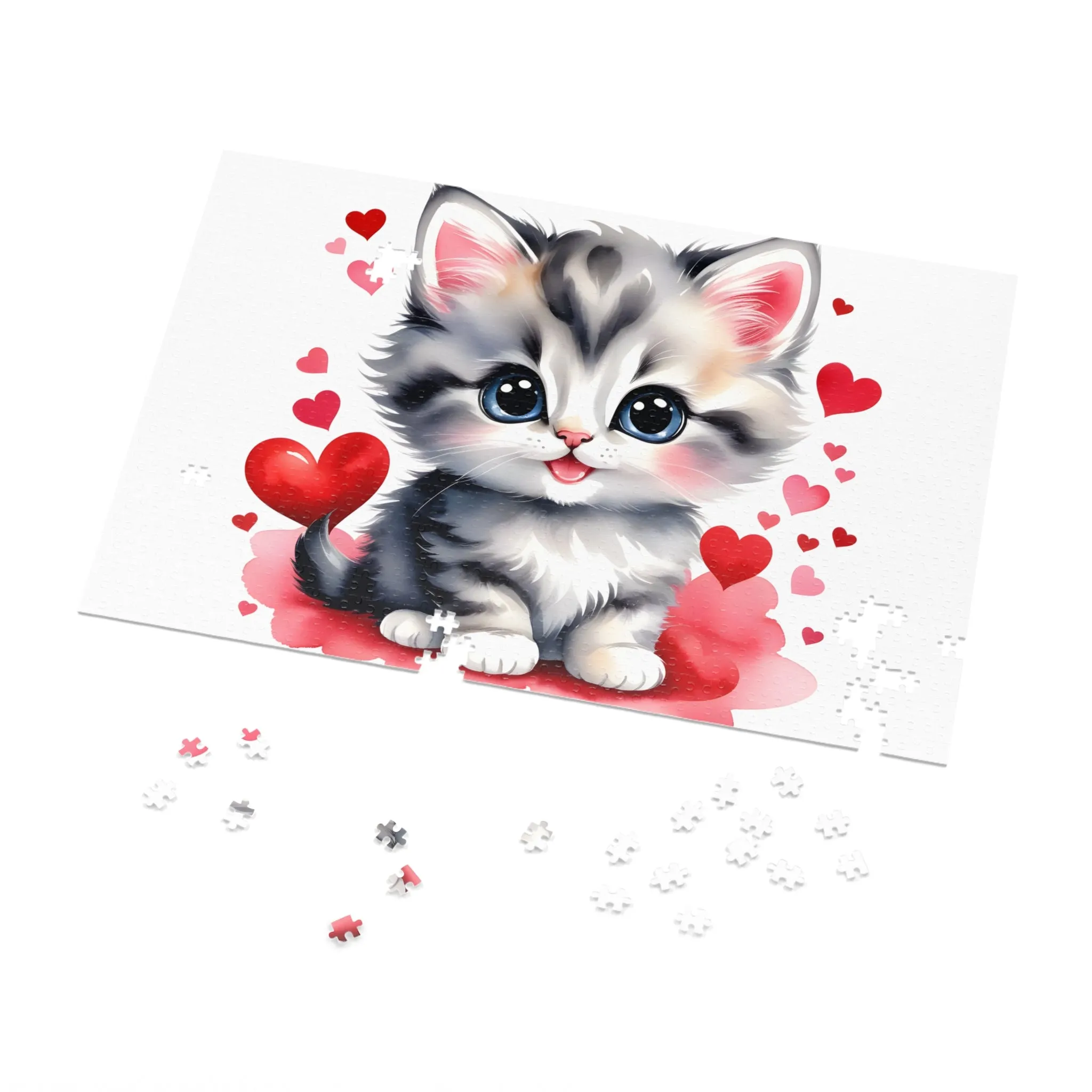 Jigsaw Puzzle, Cat, Personalised/Non-Personalised (30, 110, 252, 500,1000-Piece)