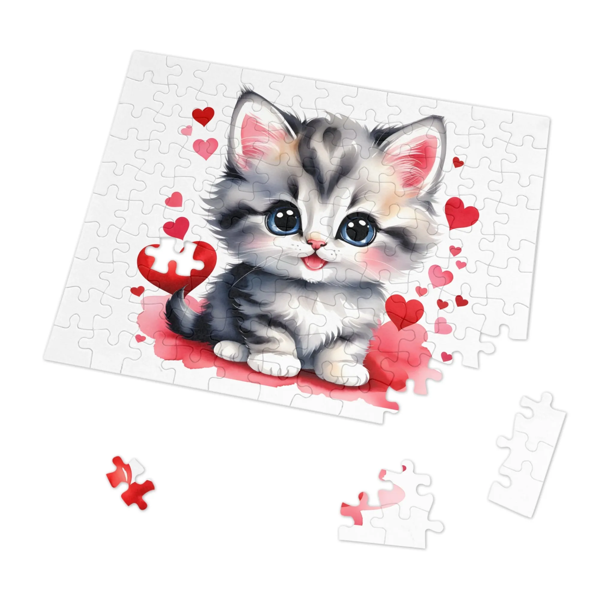 Jigsaw Puzzle, Cat, Personalised/Non-Personalised (30, 110, 252, 500,1000-Piece)