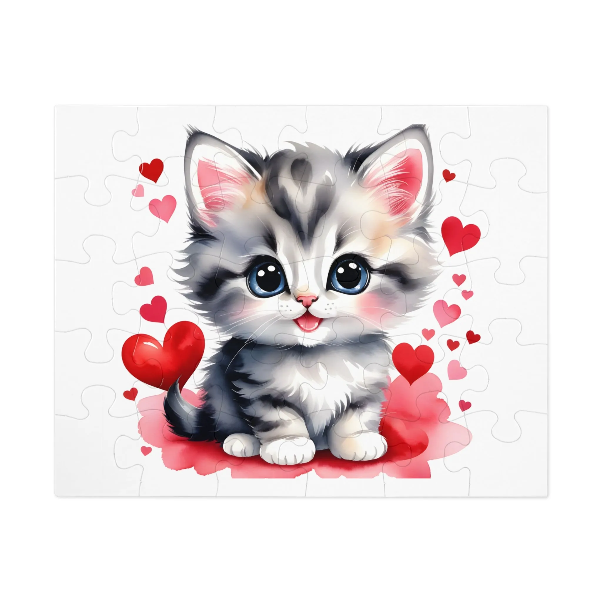 Jigsaw Puzzle, Cat, Personalised/Non-Personalised (30, 110, 252, 500,1000-Piece)