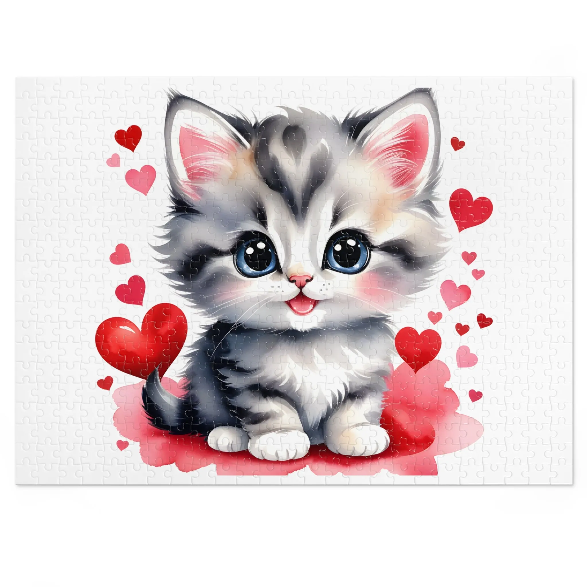 Jigsaw Puzzle, Cat, Personalised/Non-Personalised (30, 110, 252, 500,1000-Piece)