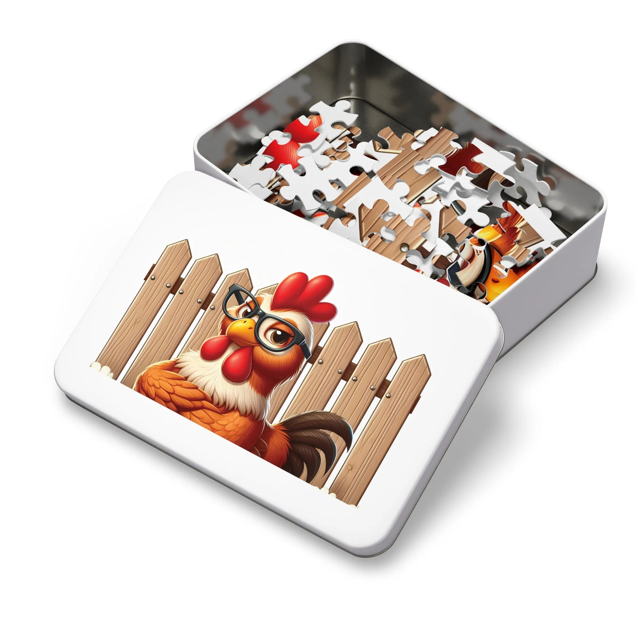 Jigsaw Puzzle, Chicken, Personalised/Non-Personalised (30, 110, 252, 500,1000-Piece)