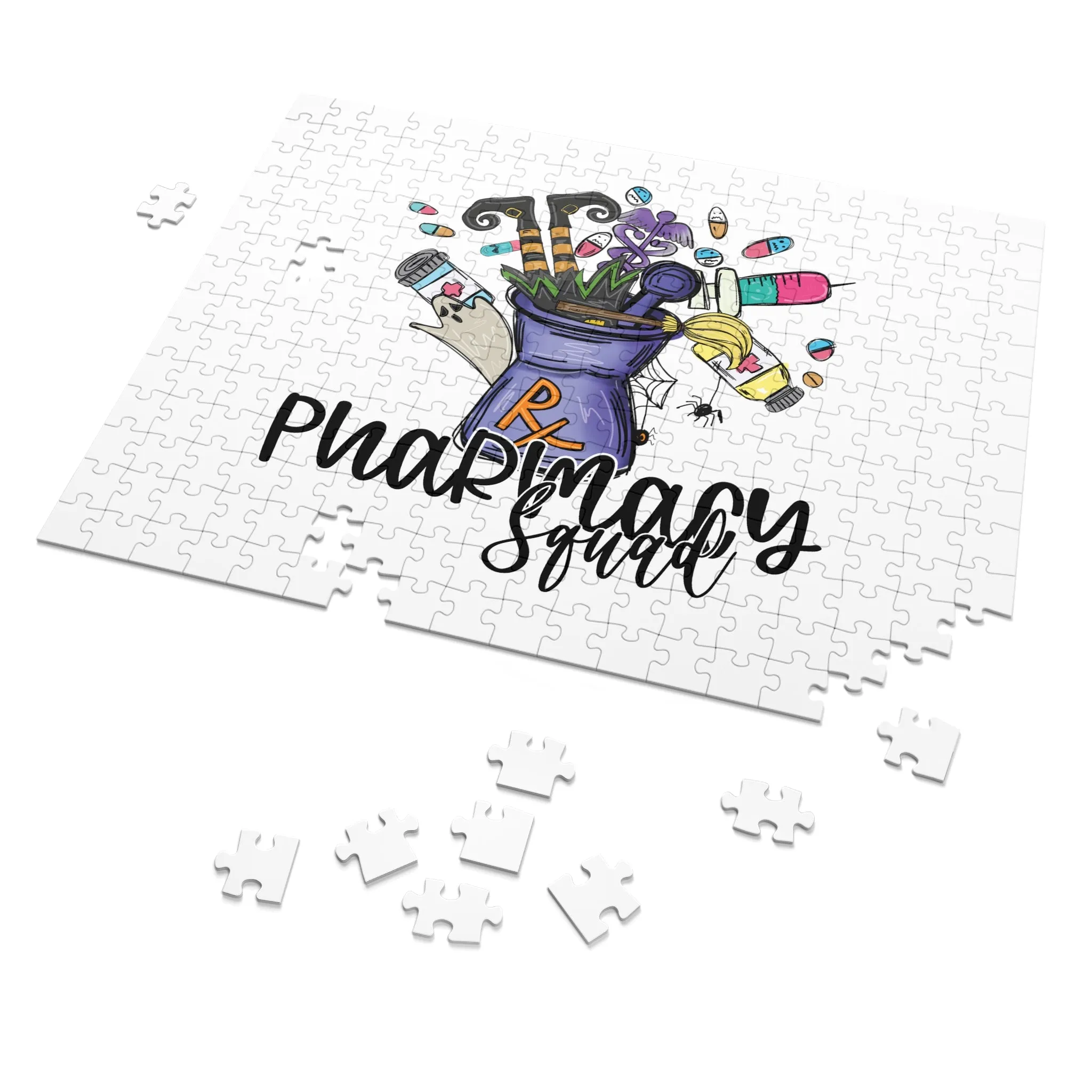 Jigsaw Puzzle, Christmas, Halloween, Pharmacy Squad, Personalised/Non-Personalised (30, 110, 252, 500,1000-Piece)