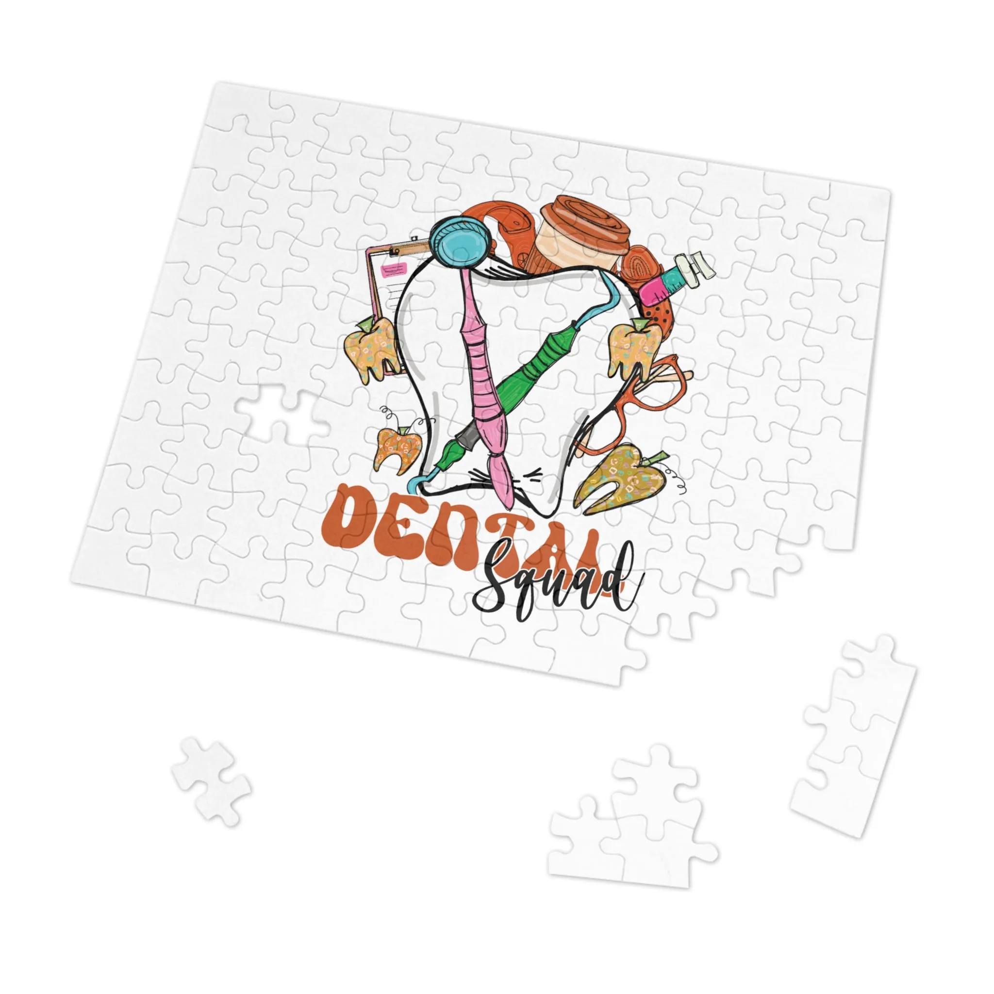 Jigsaw Puzzle, Dental Squad, Personalised/Non-Personalised (30, 110, 252, 500,1000-Piece)