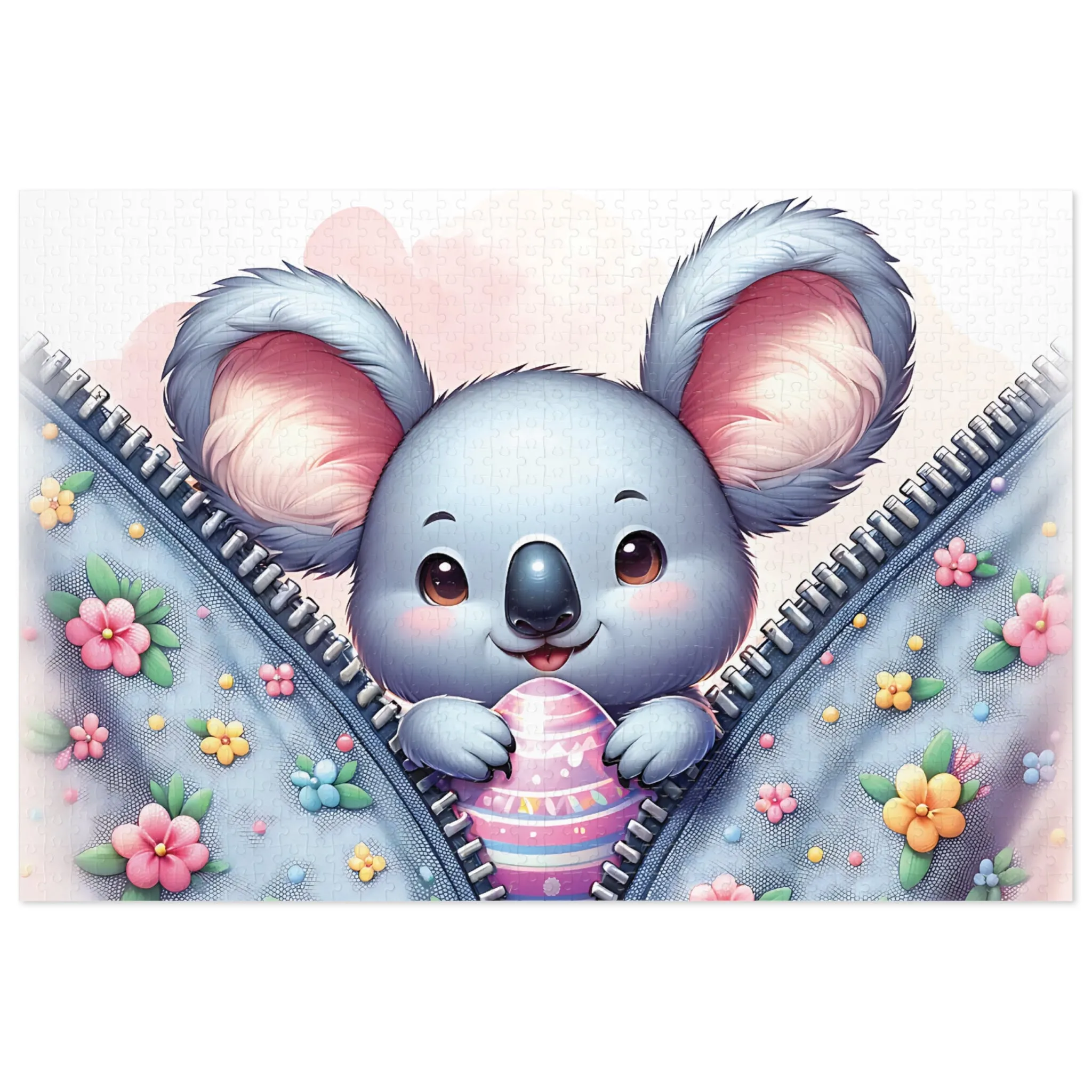 Jigsaw Puzzle, Easter, Koala, Personalised/Non-Personalised (30, 110, 252, 500,1000-Piece)