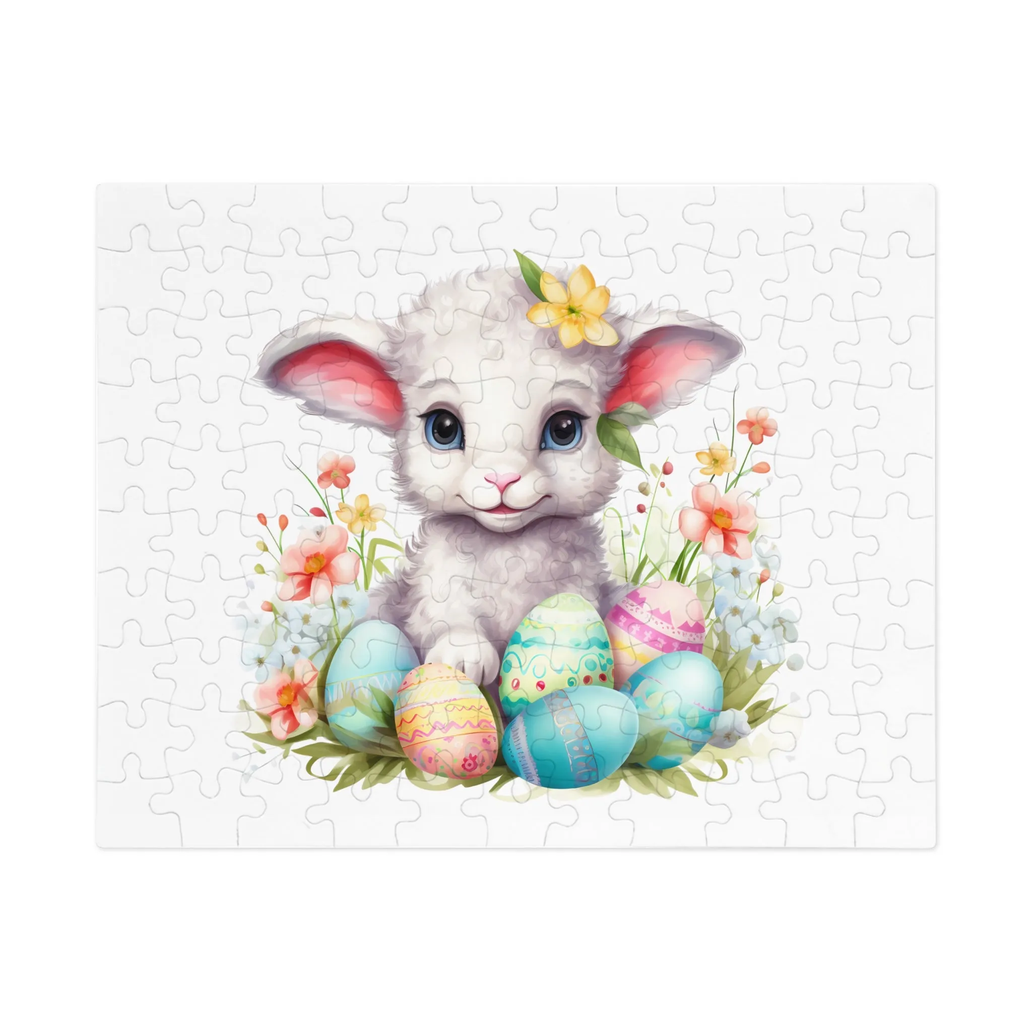 Jigsaw Puzzle, Easter, Lamb, Personalised/Non-Personalised (30, 110, 252, 500,1000-Piece)