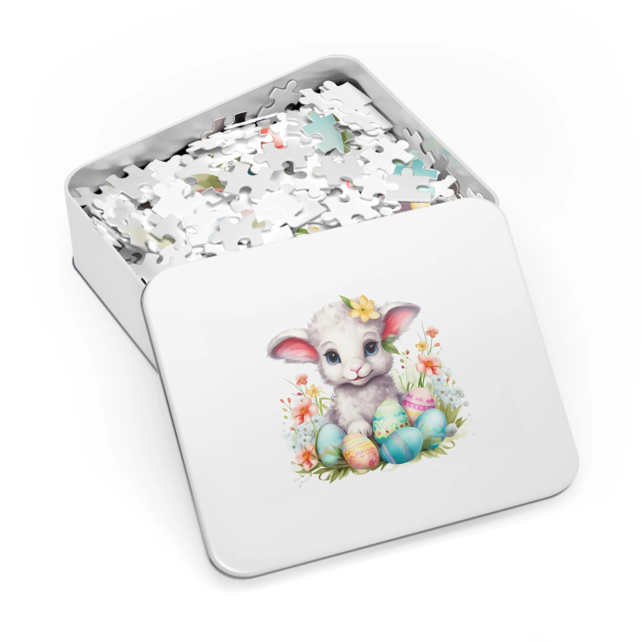 Jigsaw Puzzle, Easter, Lamb, Personalised/Non-Personalised (30, 110, 252, 500,1000-Piece)