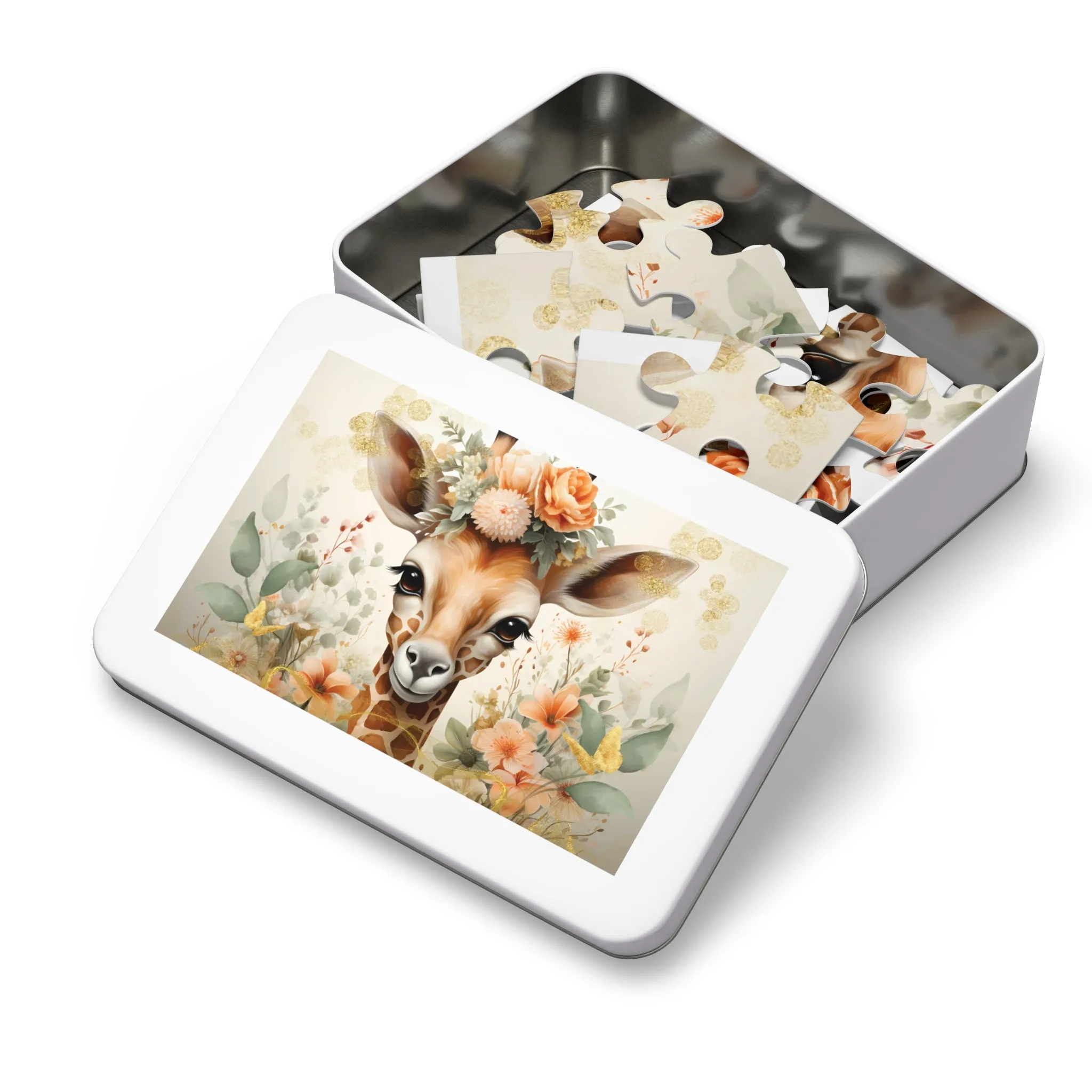 Jigsaw Puzzle, Giraffe, Personalised/Non-Personalised (30, 110, 252, 500,1000-Piece)