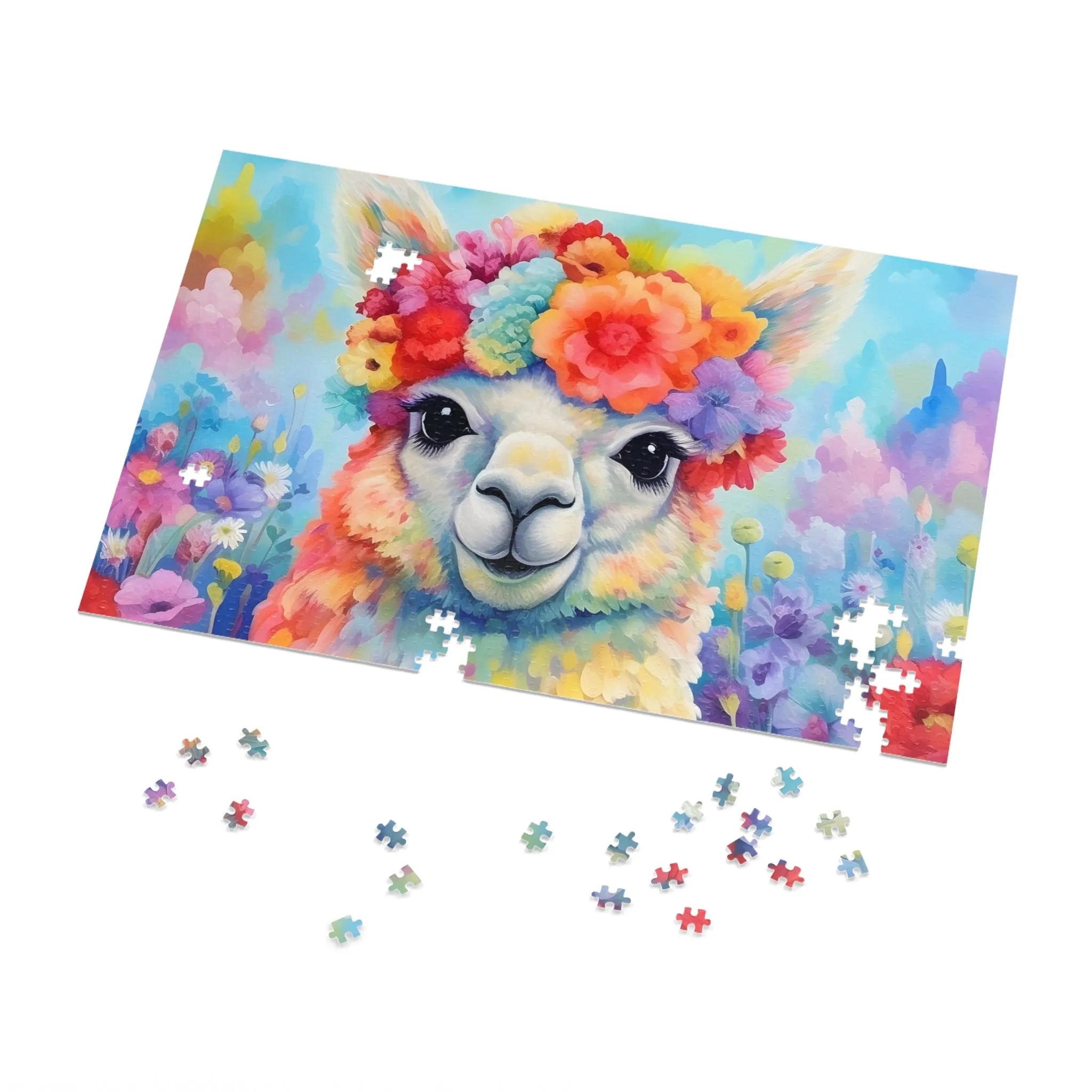 Jigsaw Puzzle, Llama, Personalised/Non-Personalised (30, 110, 252, 500,1000-Piece)