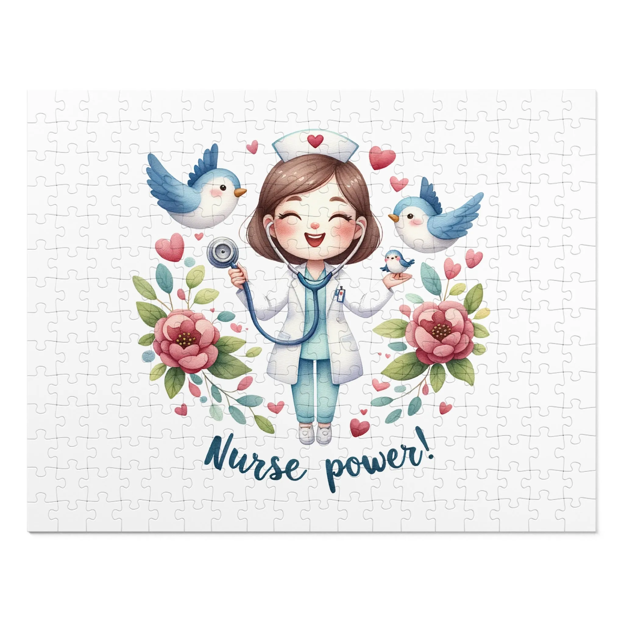 Jigsaw Puzzle, Nurse, Personalised/Non-Personalised (30, 110, 252, 500,1000-Piece)