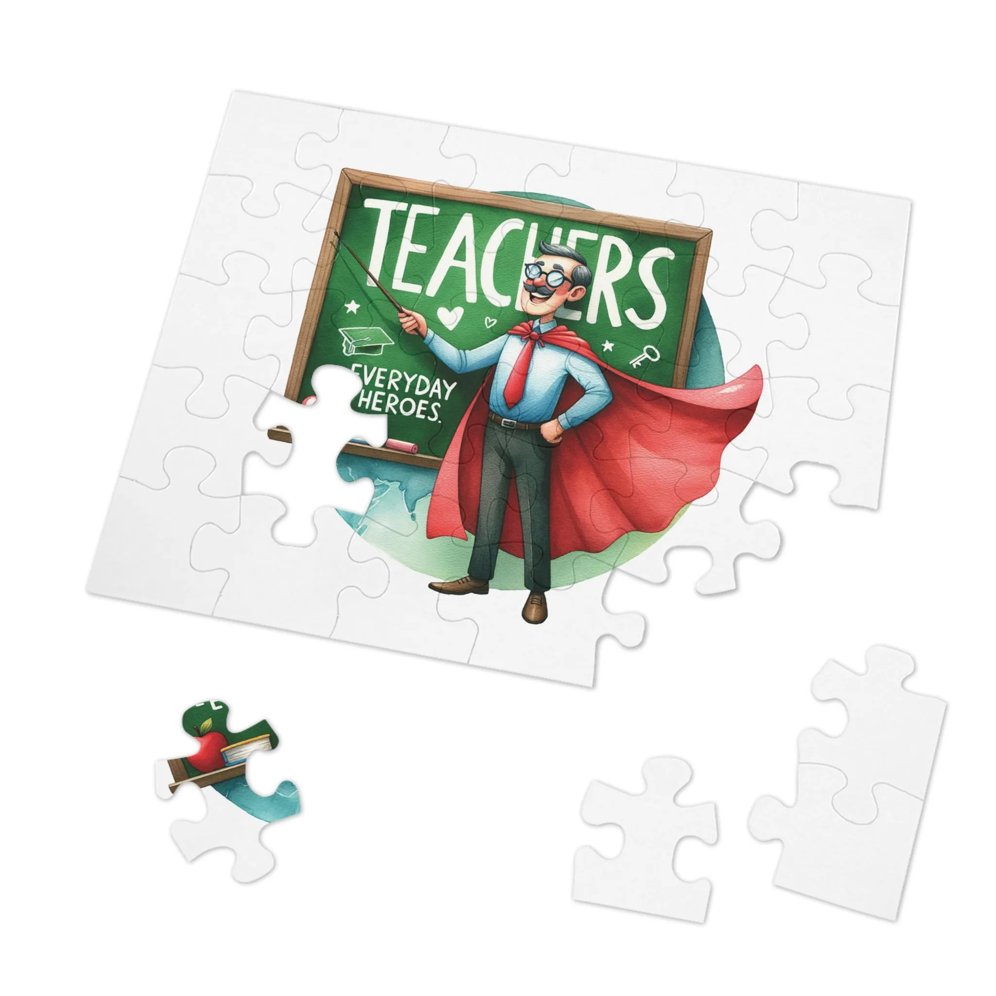 Jigsaw Puzzle, Teacher, Personalised/Non-Personalised (30, 110, 252, 500,1000-Piece)