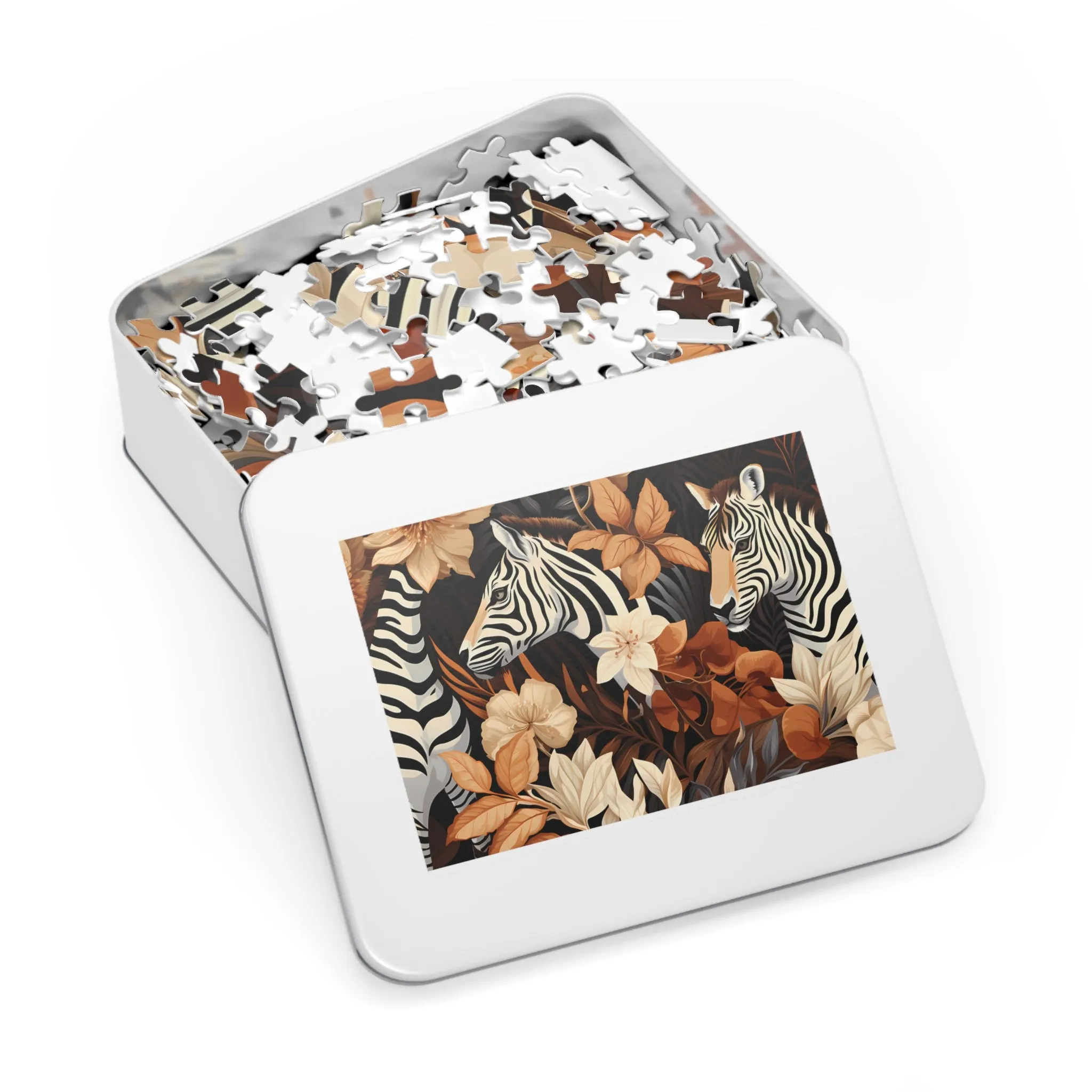 Jigsaw Puzzle, Zebra, Personalised/Non-Personalised (30, 110, 252, 500,1000-Piece)