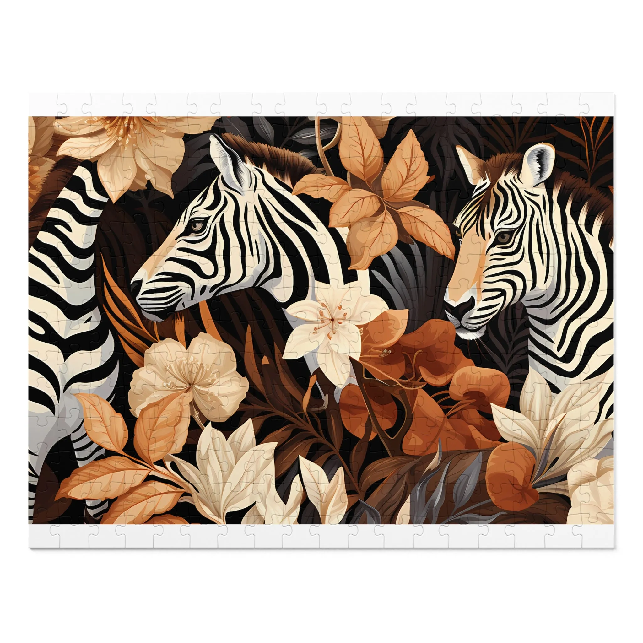 Jigsaw Puzzle, Zebra, Personalised/Non-Personalised (30, 110, 252, 500,1000-Piece)