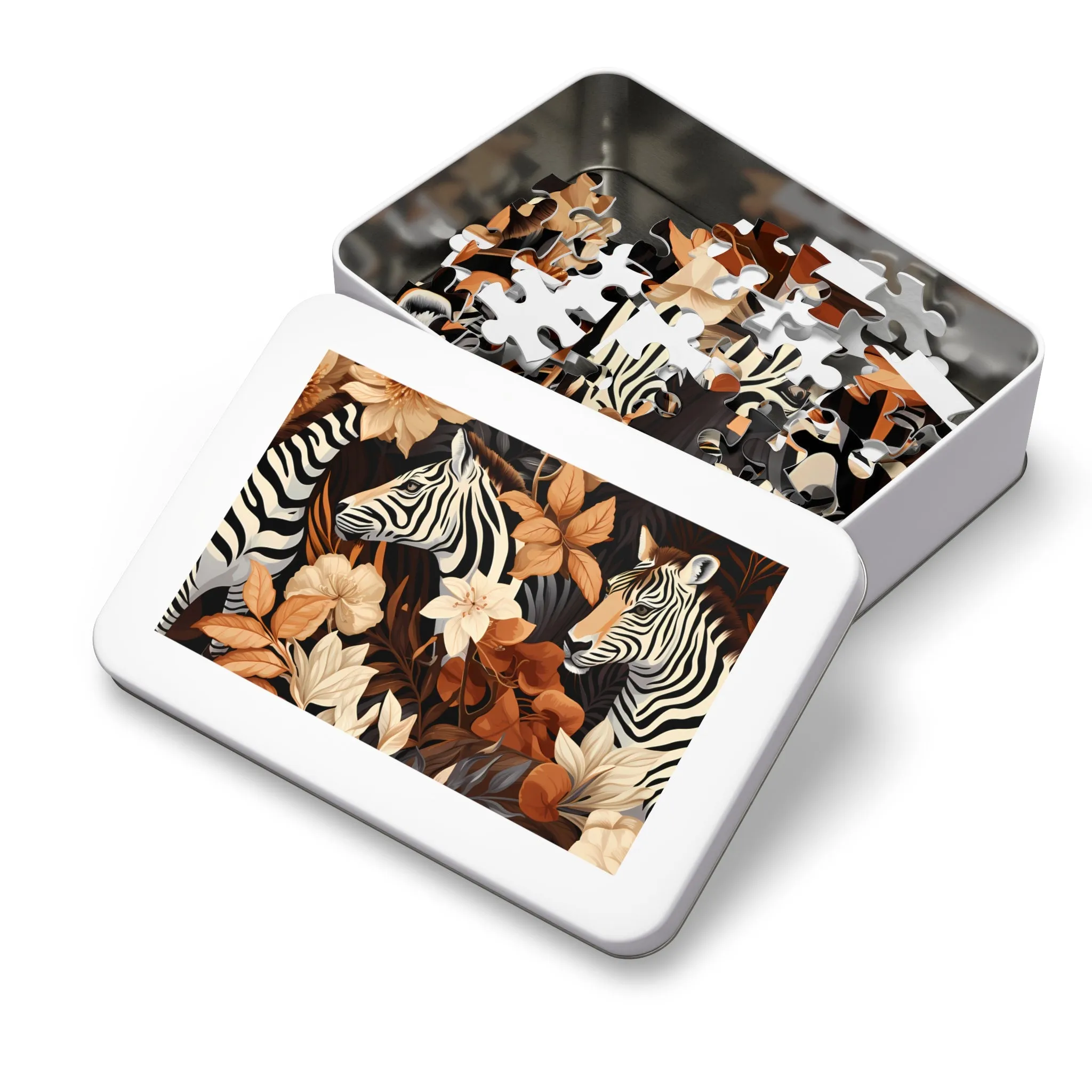 Jigsaw Puzzle, Zebra, Personalised/Non-Personalised (30, 110, 252, 500,1000-Piece)