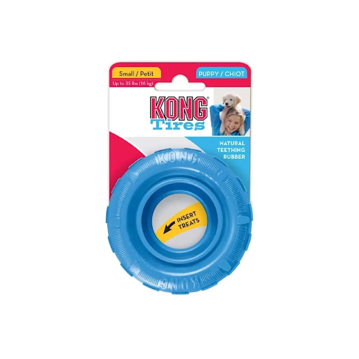 KONG Dog Toy - Puppy Tires (2 Sizes)