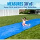 Lavinya Durable Blast Big Waterslide 30' x 6' - Easy to Setup - Extra Thick to Prevent Rips & Tears