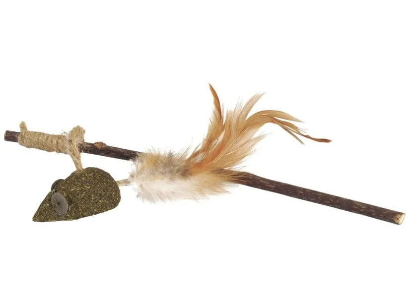 Matatabi Fishing Rod 25Cm, With Catnip Mouse