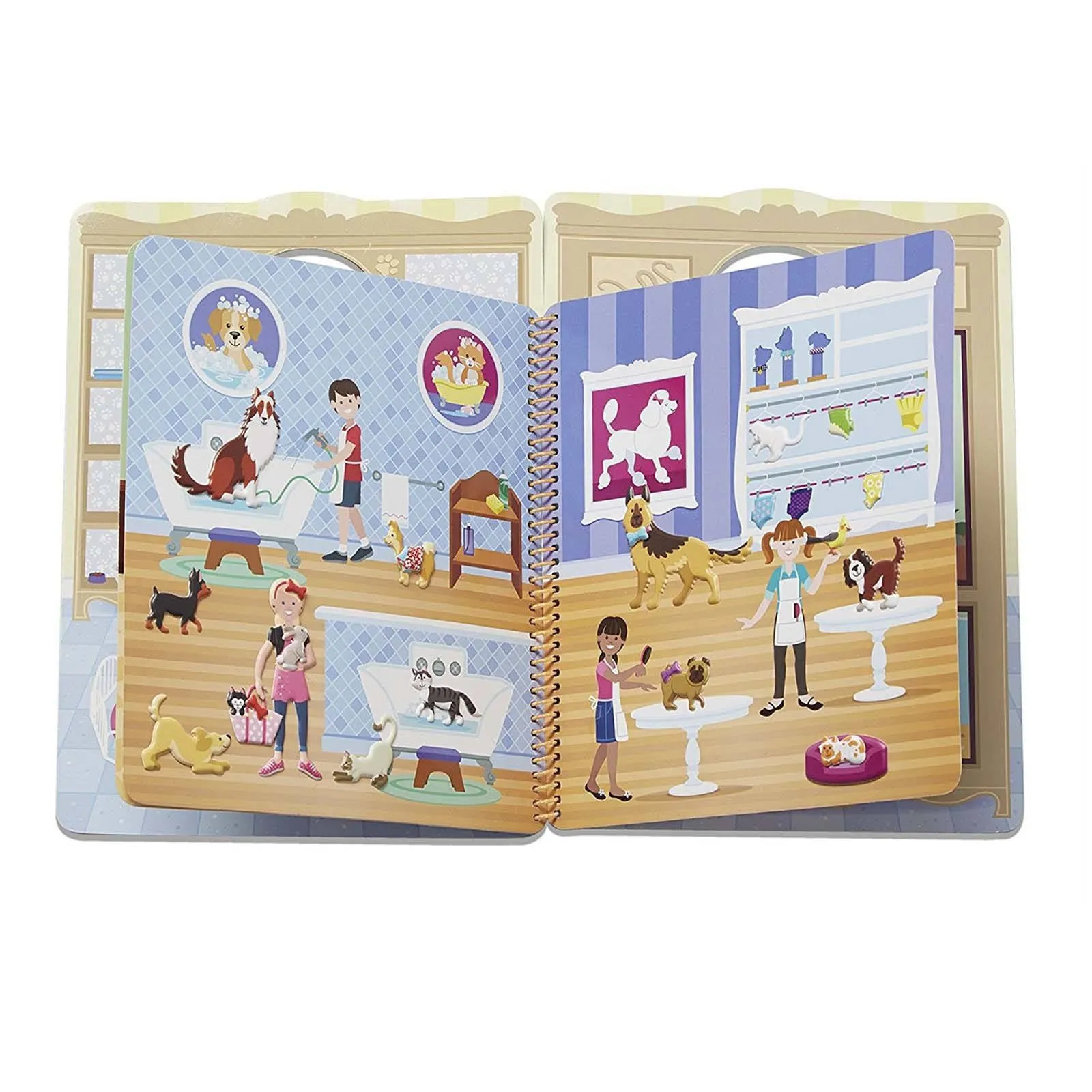 Melissa And Doug Pet Palace Reusable Puffy Sticker Activity Book