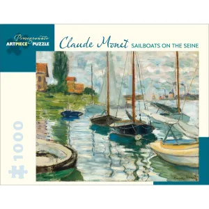 Monet's Sailboats on the Seine Puzzle - 1,000 Pieces